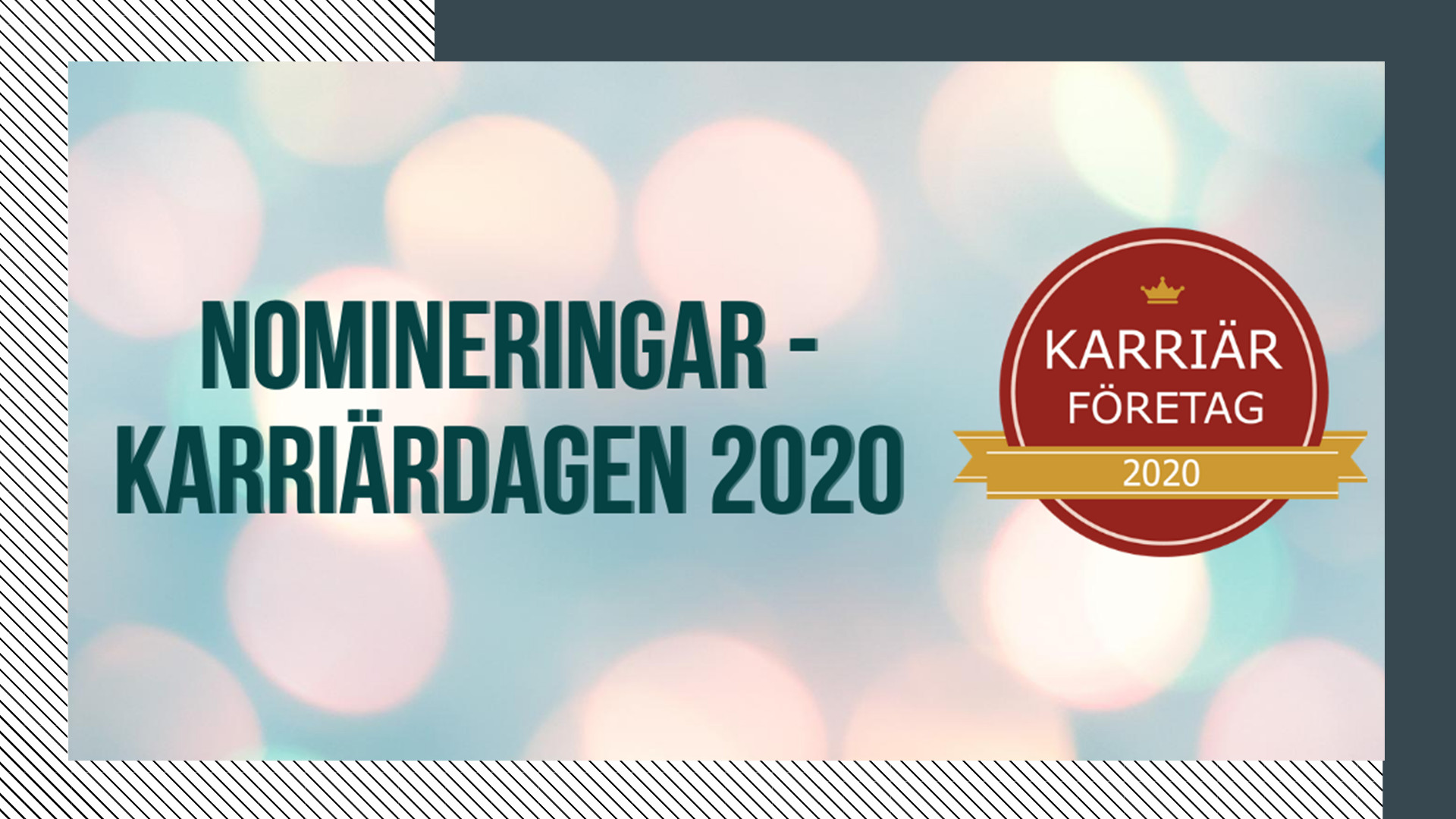 Nominering: Karriärdagen 2020