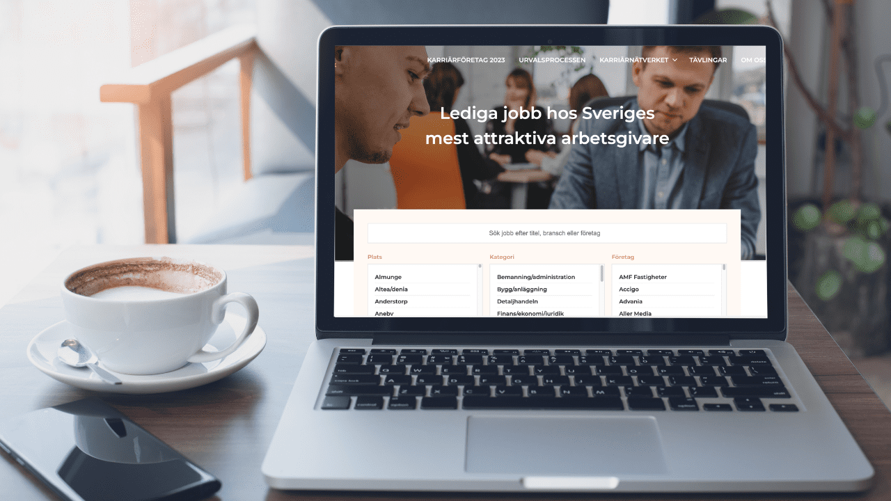 Nyhet! Jobbportal för Sveriges mest attraktiva arbetsgivare
