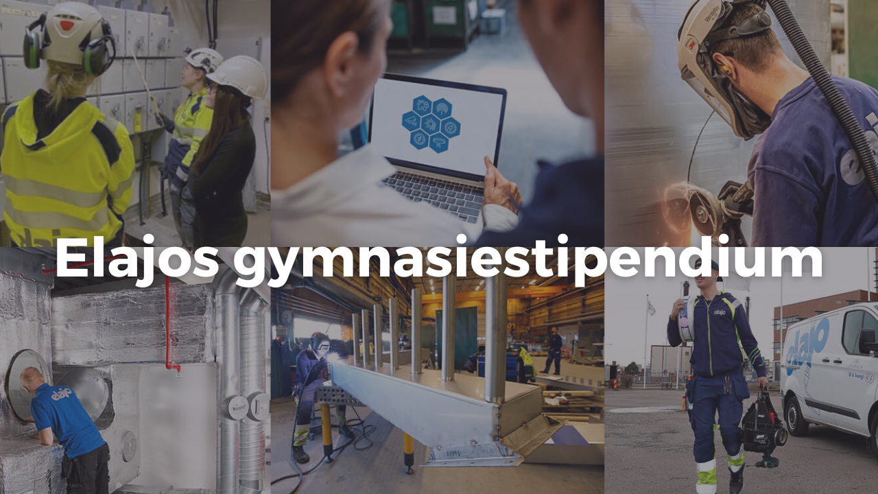 Sök till Elajos gymnasiestipendium (värde 10 000 kr)!